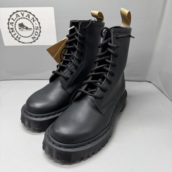 Dr. Martens MONO Leather Doc 27032 BLACK SMOOTH UNISEX Men Sz 4 Women Sz 5 NEW main image 13